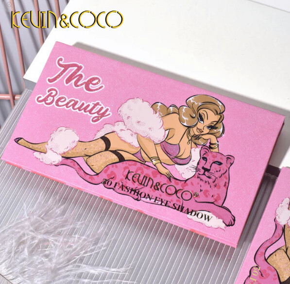 KEVIN &amp; COCO 30-Color Pink Panther Eyeshadow Palette
