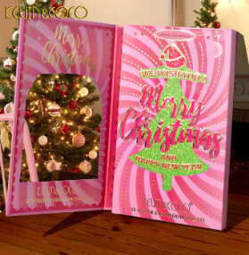 KEVIN &amp; COCO 50 Color Christmas Tree Eyeshadow Palette
