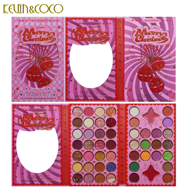 KEVIN &amp; COCO 50 Color Christmas Bell Eyeshadow Palette