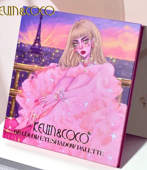 Kevin &amp; Coco 68 color Paris Girl Eyeshadow Palette