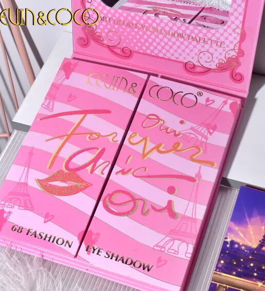 Kevin &amp; Coco 68 color Paris Girl Eyeshadow Palette
