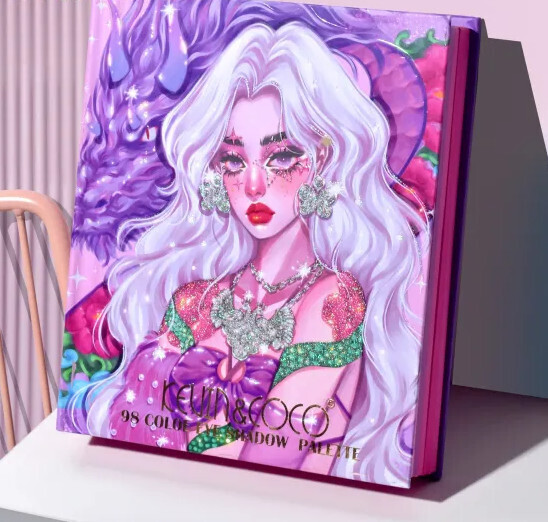KEVIN &amp; COCO 98 Color Dragon Queen Eyeshadow Palette