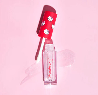 The Crème Shop x Hello Kitty Kawaii Kiss Shimmer Lip Oil - Watermelon Flavored