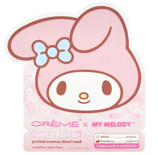 My Melody Berry Kawaii Printed Essence Sheet Mask