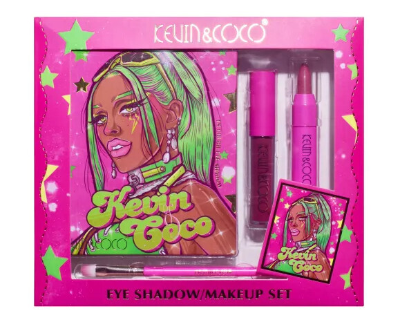 Kevin  &amp; Coco 18 Color Green Cool Girl Eyeshadow Palette Set