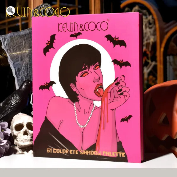 KEVIN&amp;COCO Halloween 61 Color Vampire Girl Eyeshadow Palette
