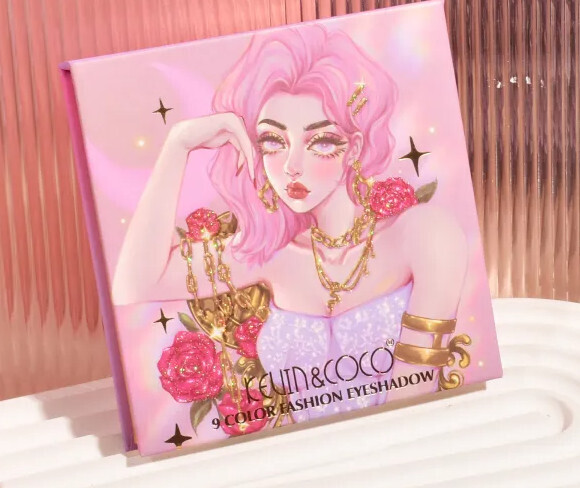 KEVIN&amp;COCO 9 Color Rose Eyeshadow Palette