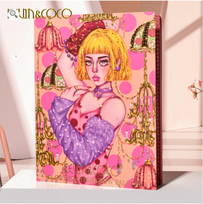 KEVIN&amp;COCO 84 Color Queen of Wave Points Eyeshadow Palette