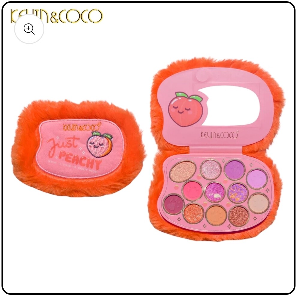 Kevin&amp;Coco Just Peachy 12 Color Eyeshadow Palette