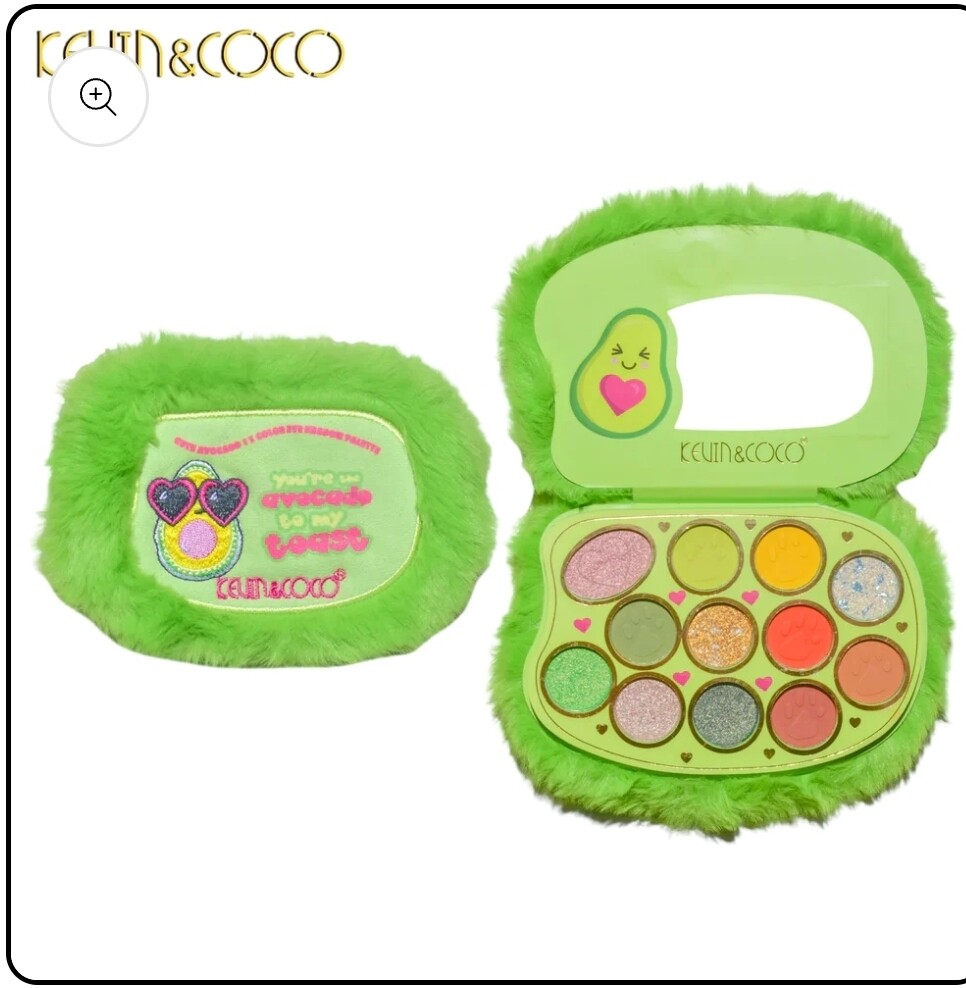 Kevin&amp;Coco You&#39;re the Avocado To My Toast 12 Color Eyeshadow Palette