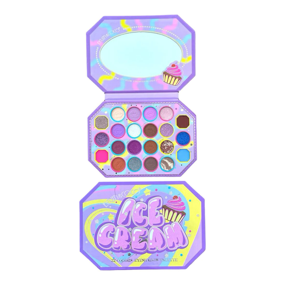 Kevin &amp; Coco Ice Cream 22 Colors Eyeshadow Palette