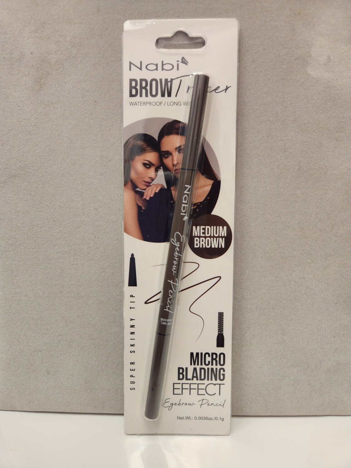 Nabi Brow Micro Blading Pencil   , Color: Medium Brown