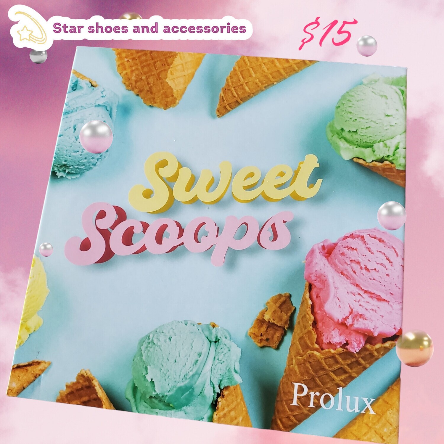 Prolux Sweet Scoops 24 Color Eyeshadow, Contour, and Highlight Palette