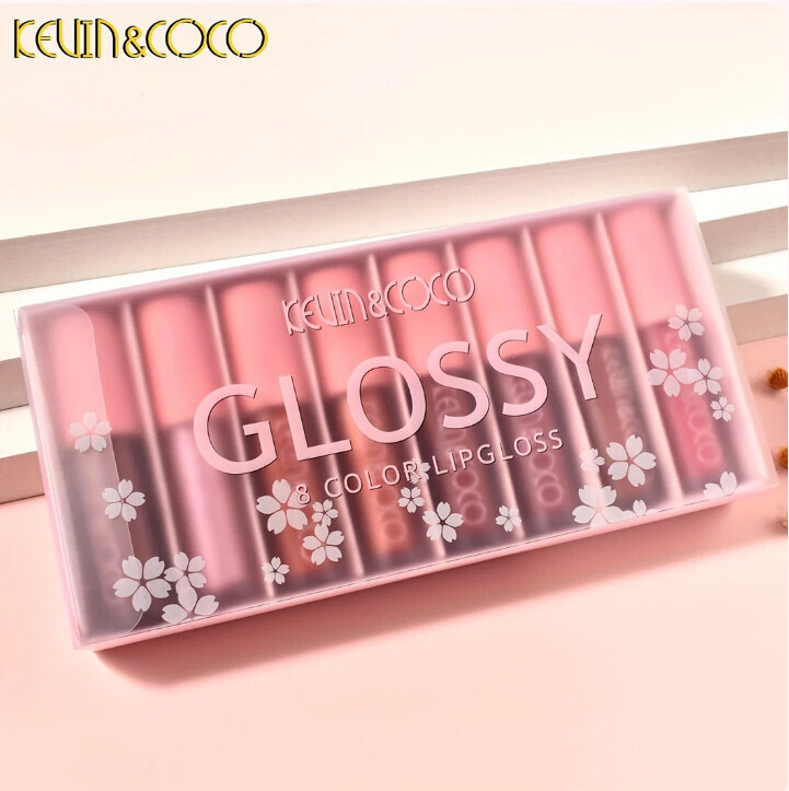 Kevin &amp; Coco Glossy 8 Piece Lip Gloss Set