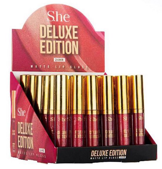 Deluxe Edition Matte Lip Gloss, Color: 01
