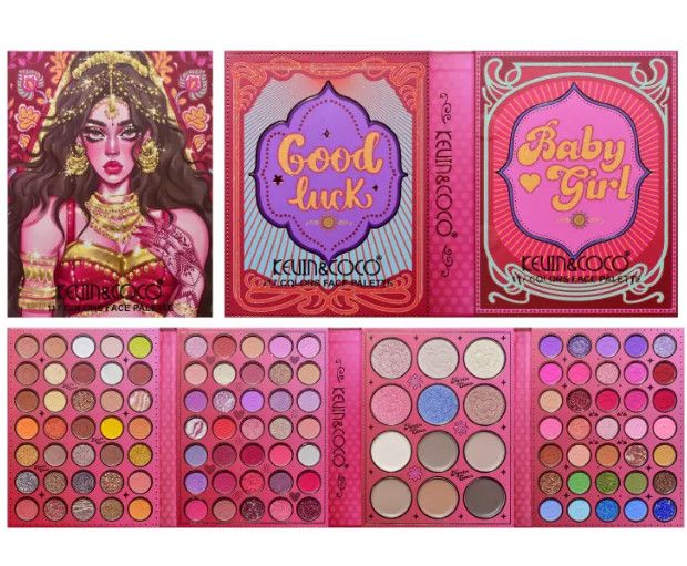 KEVIN&amp;COCO Arabian Nights 117 Color Makeup Palette