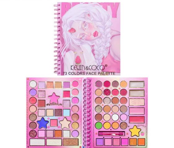 KEVIN&amp;COCO Strawberry Girl 73 Color Face Palette