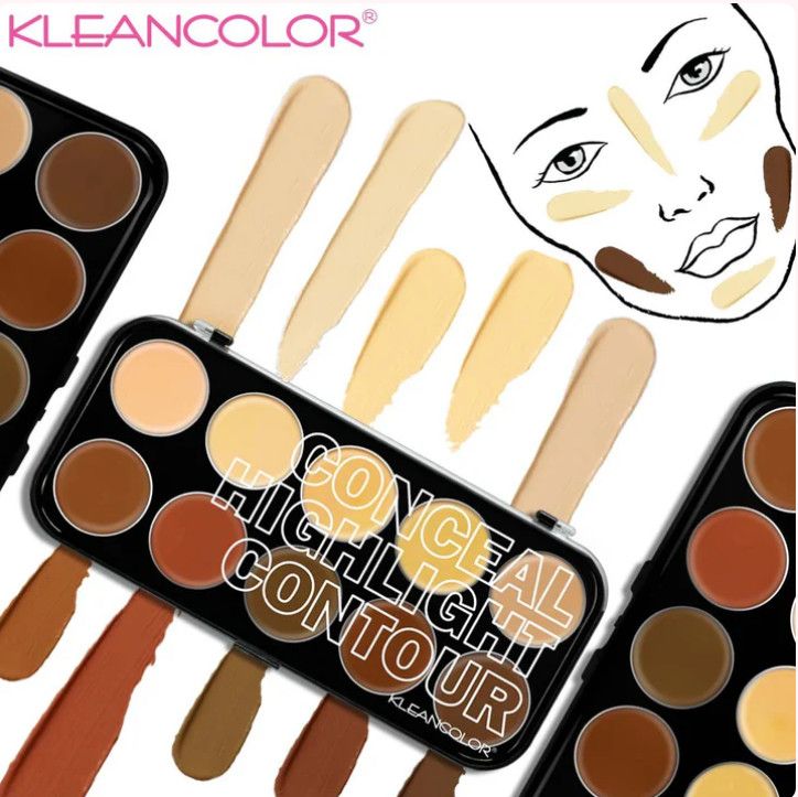 Kleancolor Conceal Highlight Contour Creme Palette