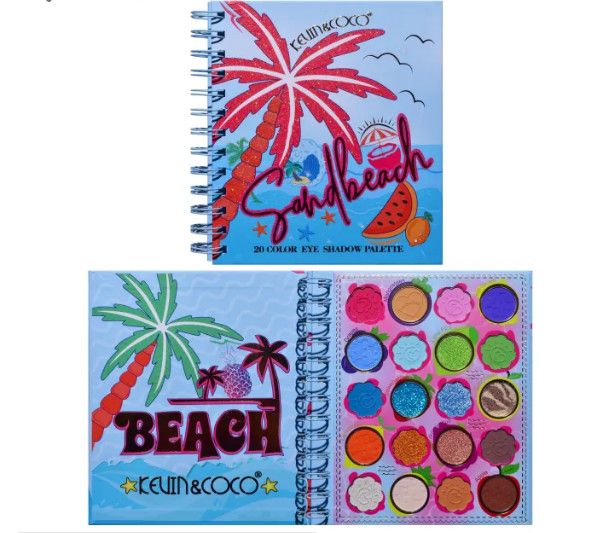 KEVIN&amp;COCO 20 Color Fruity Beach Party Eyeshadow Palette