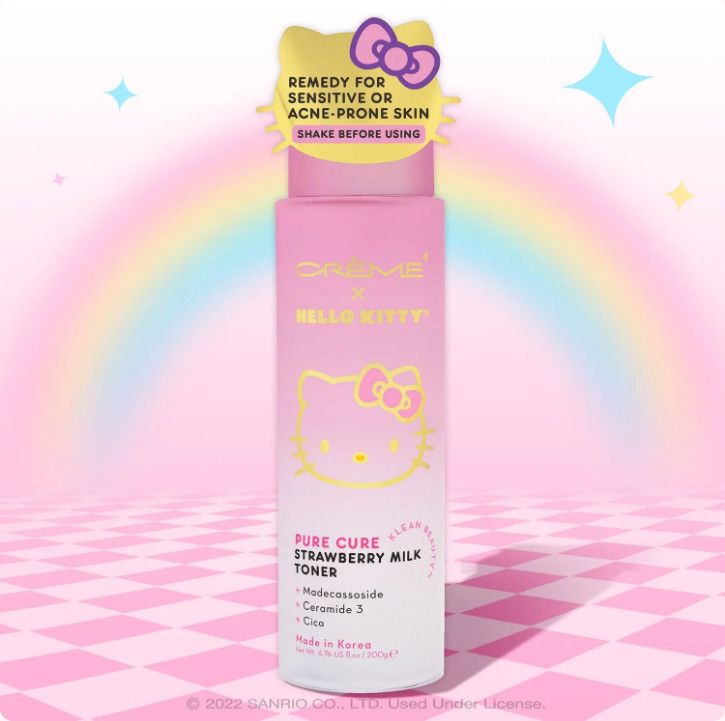 The Crème Shop x Hello Kitty Pure Cure Strawberry Milk Toner