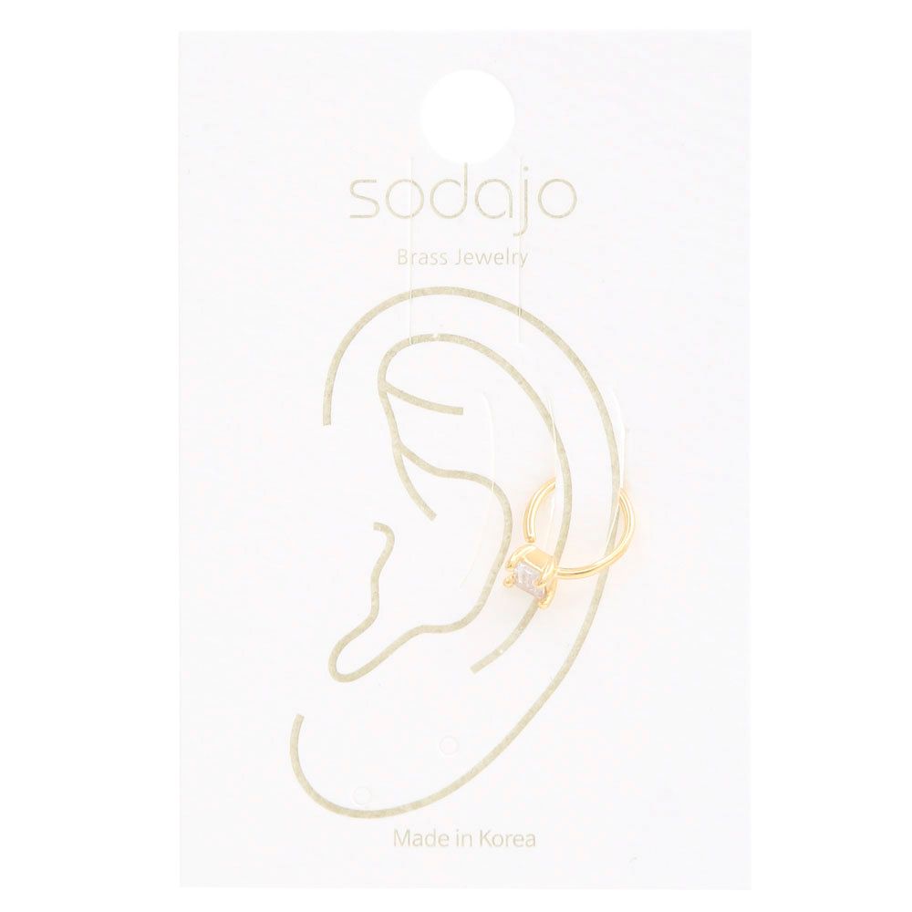EF-7911 SODAJO Crystal Metal Ear Cuff