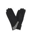 MG0060 Fashion Leopard Glove , Color: Black