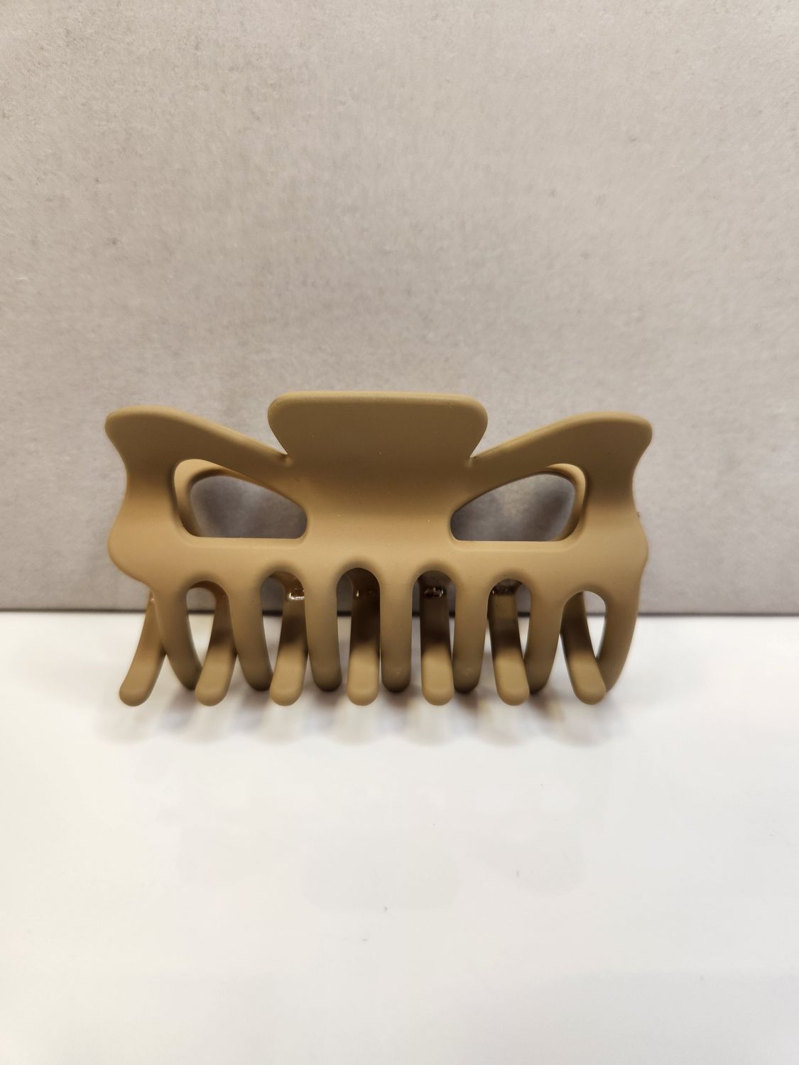 Fashion Hair Claw Clip, Color: Tan