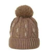 AHT-1030 Fashion Beanies, Color: Brown