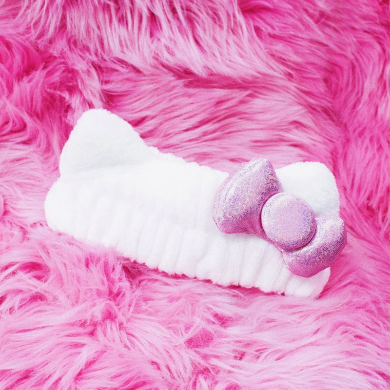 THE CREME SHOP HELLO KITTY Y2K Bling Bling Plush Spa Headband