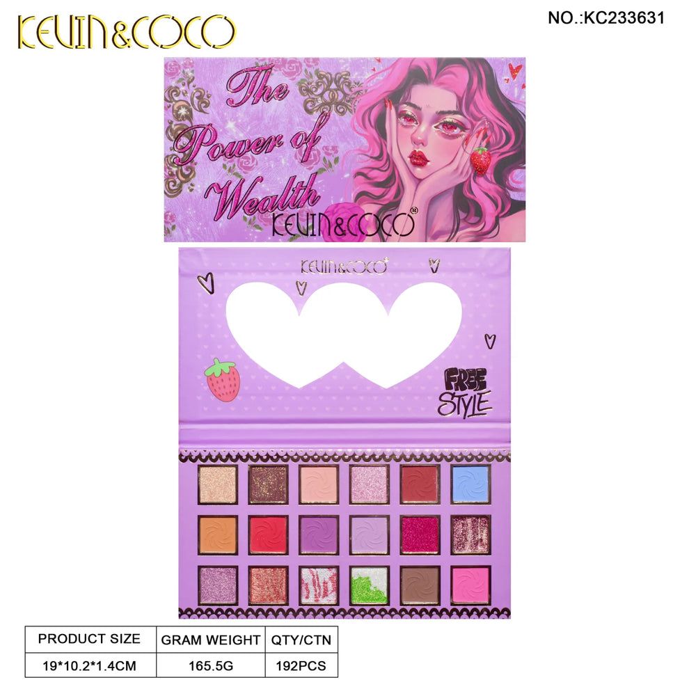 KEVIN&amp;COCO The Power of Wealth Eyeshadow Palette