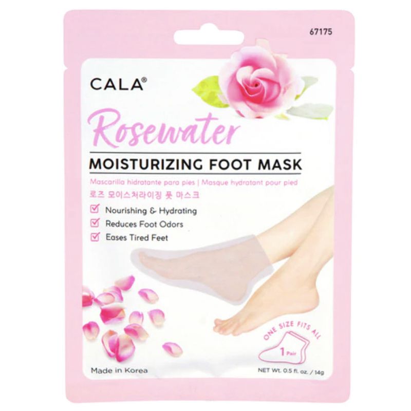 Cala Rosewater Moisturizing Foot Mask