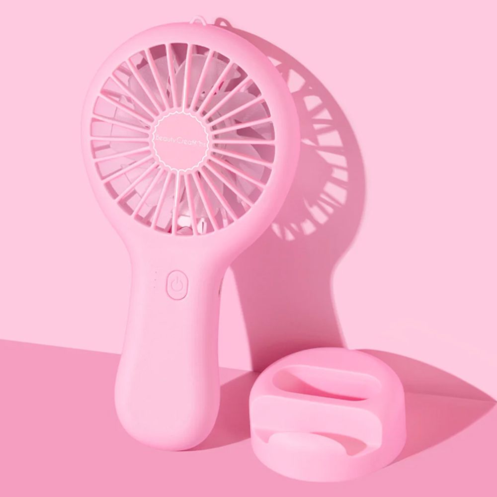 BEAUTY CREATIONS FEELING FRESH Portable Handheld Fan, Color: Pink