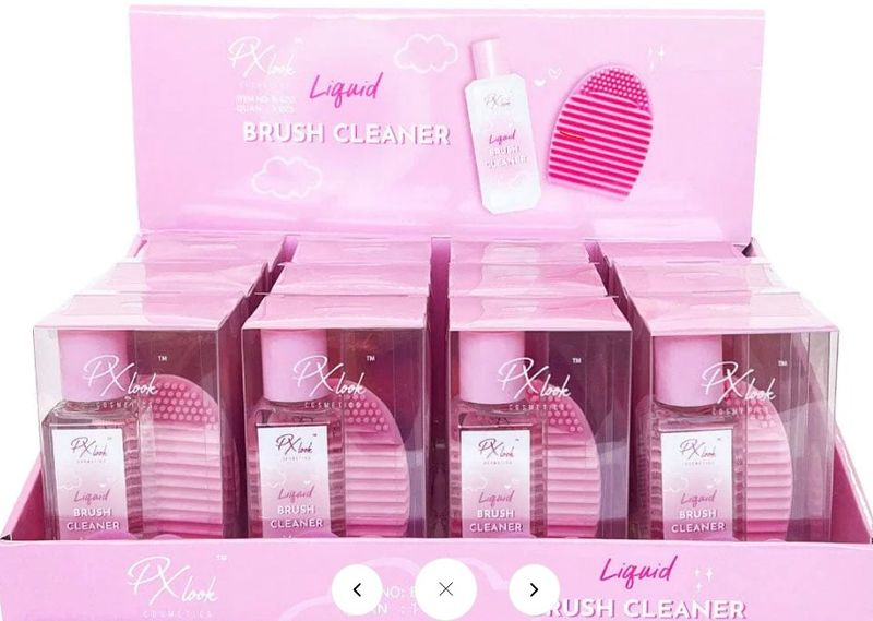 PX Look Liquid Brush Cleaner and Scrub Pad Set