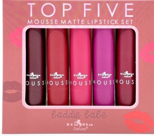 Italia Deluxe - Mousse Matte Lipstick Set Baddie Babes