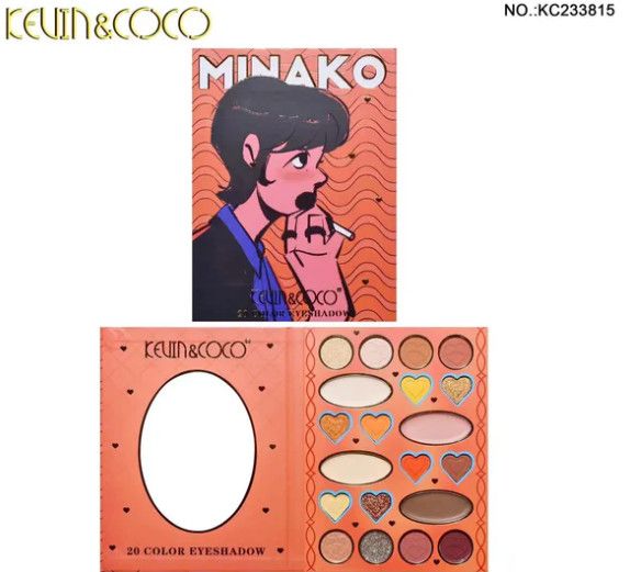 KEVIN&amp;COCO Minako Orange 20 Color Eyeshadow Palette