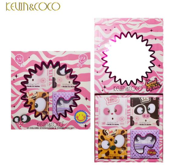 KEVIN&amp;COCO I Am Lovely 27 Color Eyeshadow &amp; Cosmetics Set