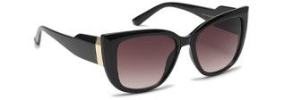 SG-8GSL22644 Fashion Cat Eye Sunglasses, Color: Black/Black