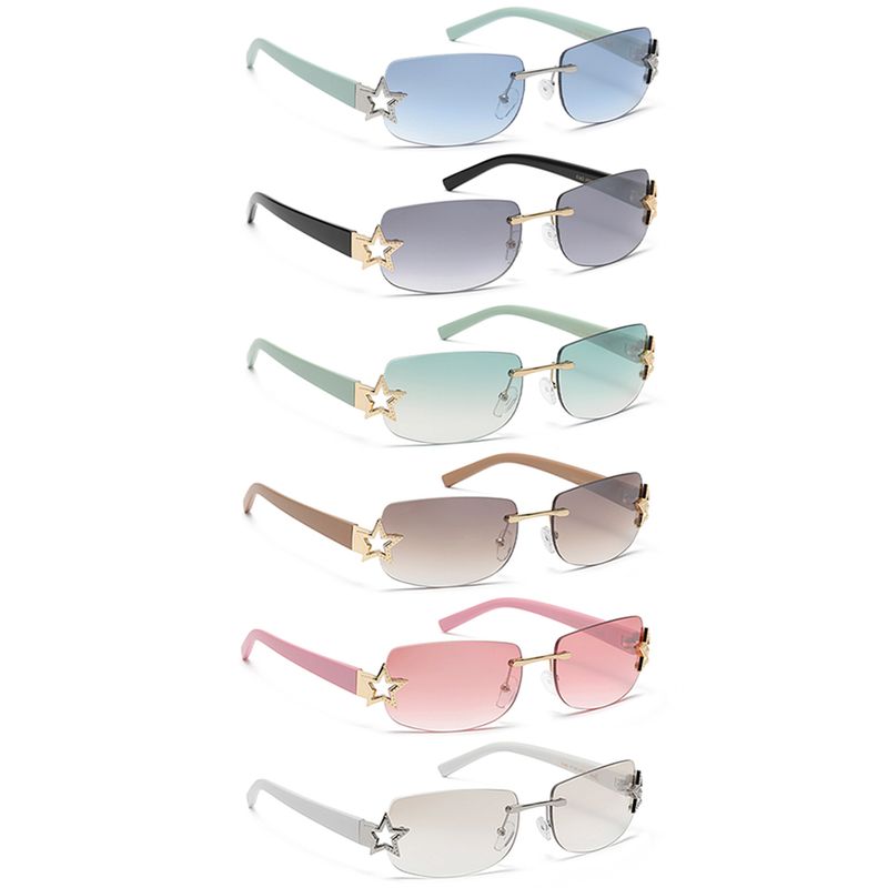 SG-8GSL28274 Star Colored Squared Sunglasses