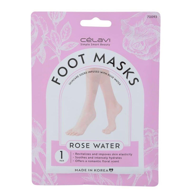 Celavi Rose Water Foot Mask