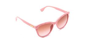 JSG-0058 Round Cat Eye Design Sunglasses, Color: Pink