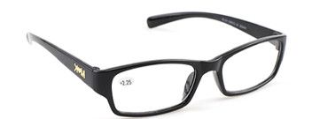 R-8M-08 Clear Design Reading Glasses, Color: Black, Power: +1.00