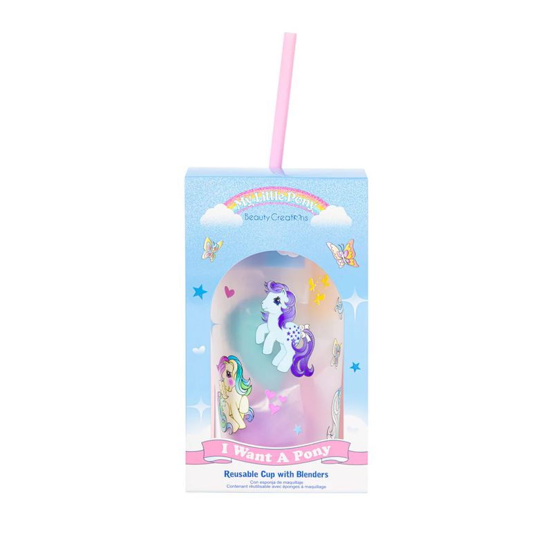 BEAUTY CREATIONS X My Little Pony &quot;I WANT A PONY&quot; Reusable Cup w/Blenders