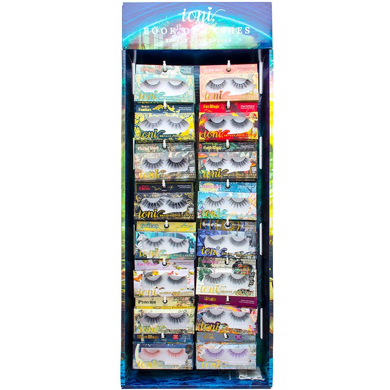  686PW-23BL Ioni Book of Lashes 3D Faux Mink Eyelashes