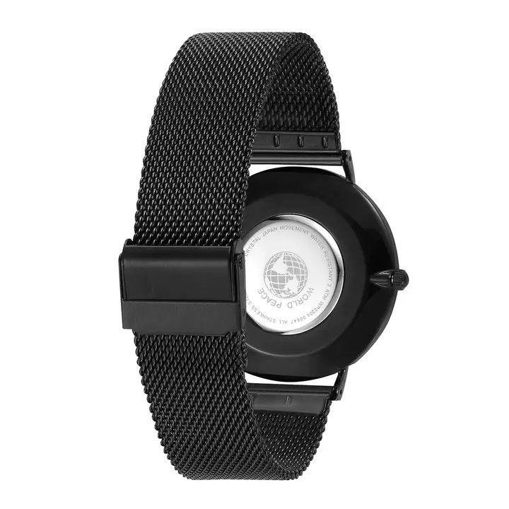 "Manila" Women`S Mesh Band Watch Black