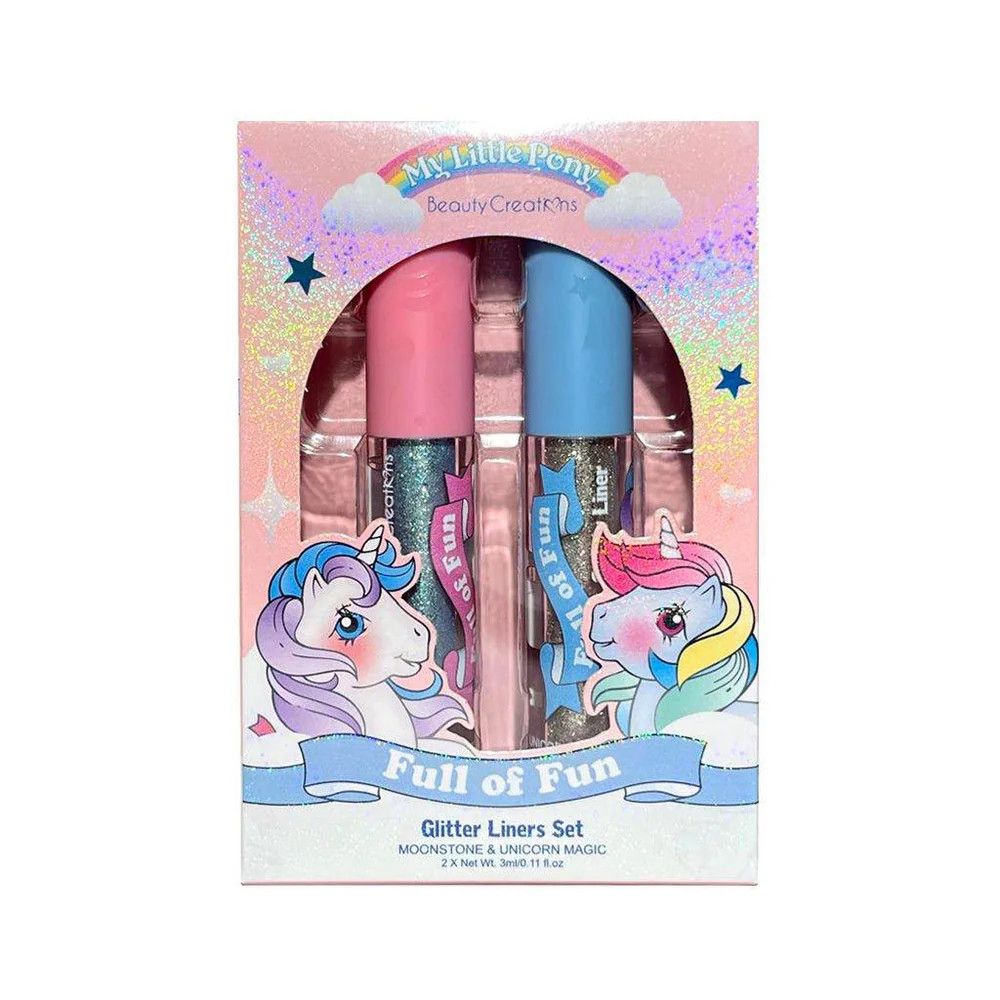 BEAUTY CREATIONS X My Little Pony &quot;Full of Fun&quot; Glitter Liners Set