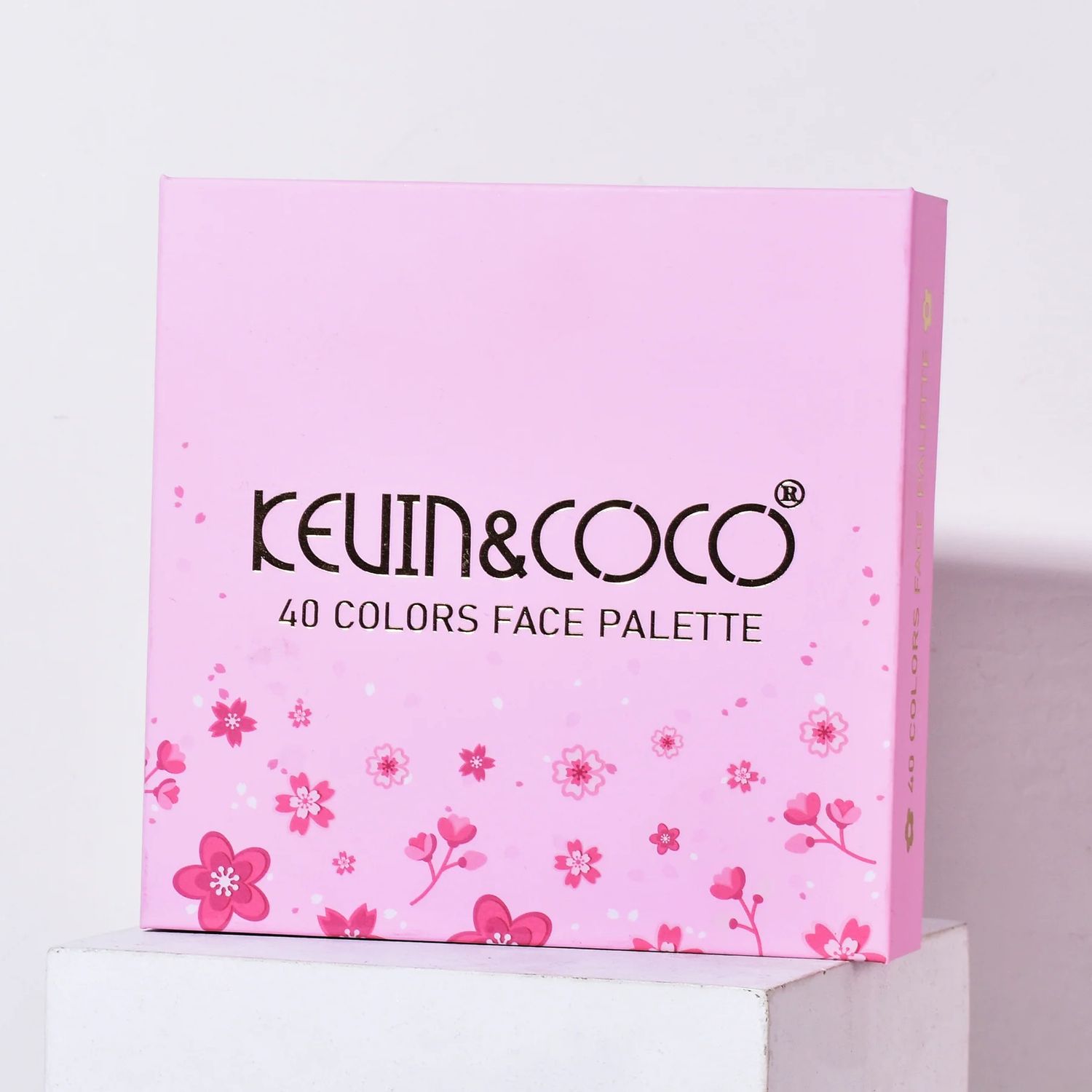 KEVIN&amp;COCO 40-Color Blossom Makeup Palette (PINK)