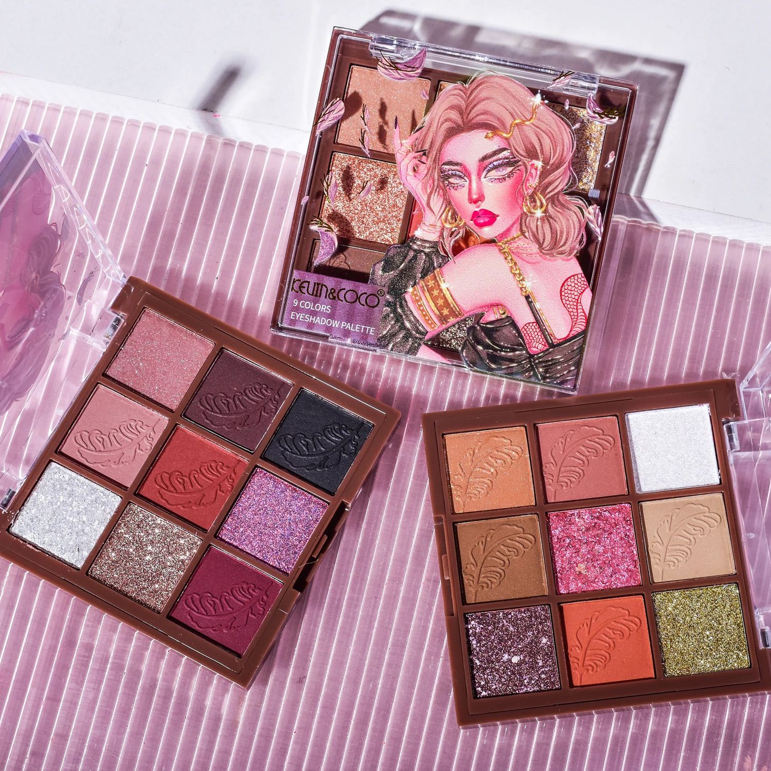 KEVIN&amp;COCO 9-Color Muse Leah Eyeshadow Palette
