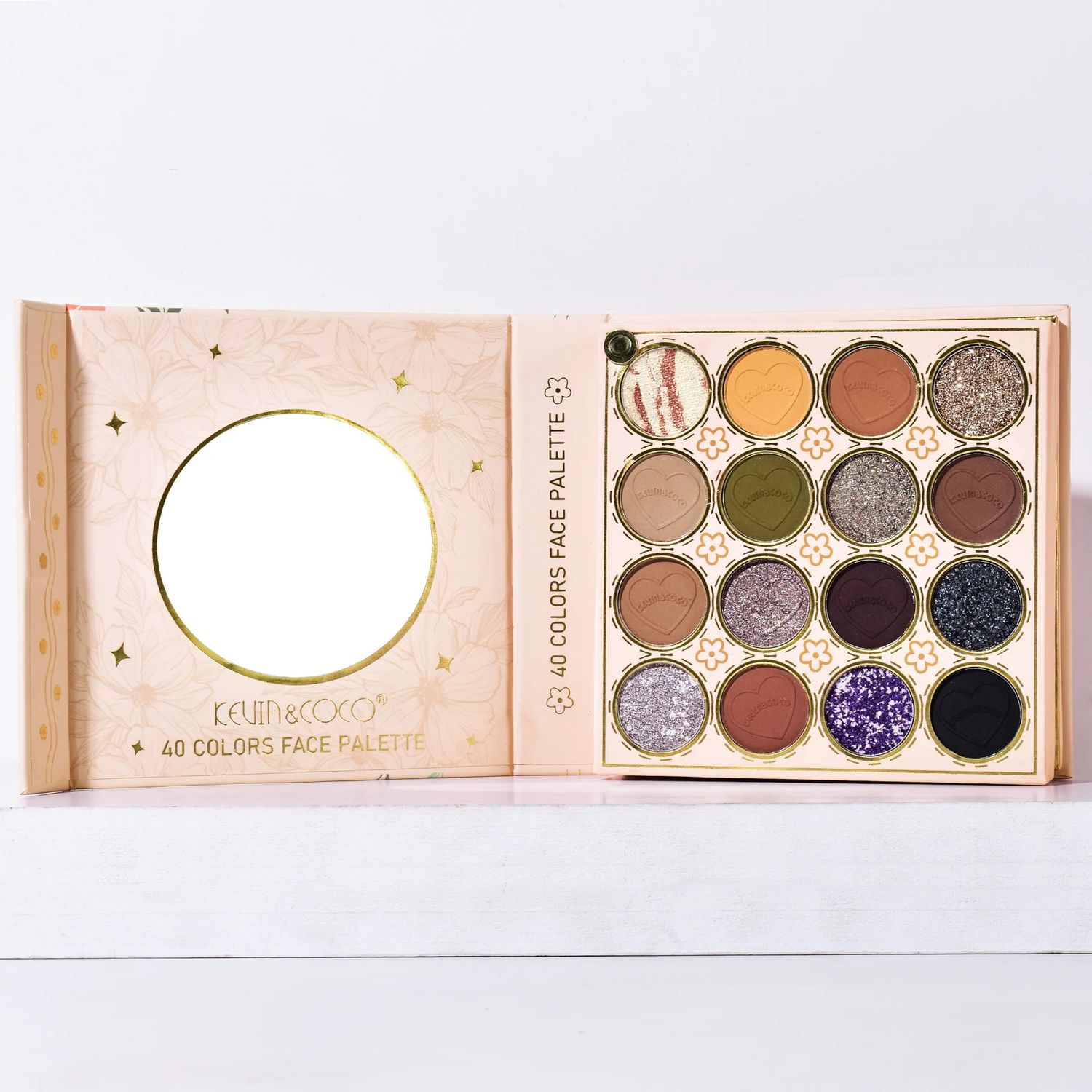 KEVIN&amp;COCO 0-Color Blossom Makeup Palette (GOLDEN)