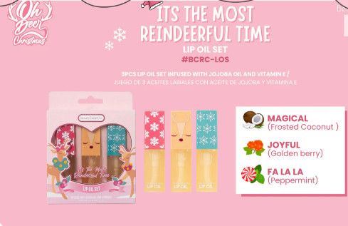 Beauty Creations OH Deer It’s The Most Reindeerful Time Lip Oil Set