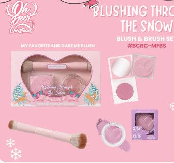 Beauty Creations OH Deer Blushing Through The Snow Blush and Brush Set